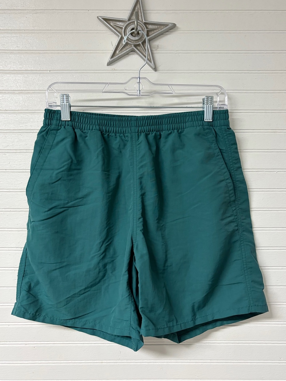UNIQLO Men's Teal Nylon & Polyester Shorts